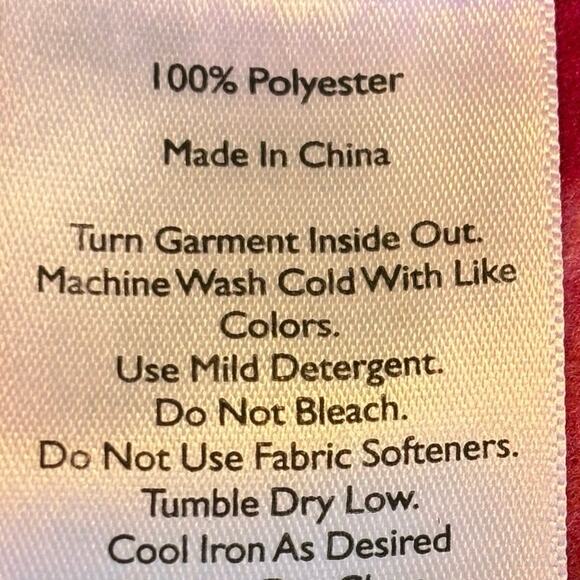 EDDIE BAUER Pink Checked Quarter Zip Fleece Women’s Large - Picture 7 of 7